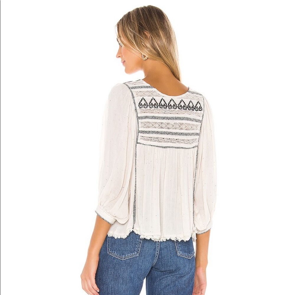 Free People Cyprus Avenue Embroidered Top - Picture 5 of 12